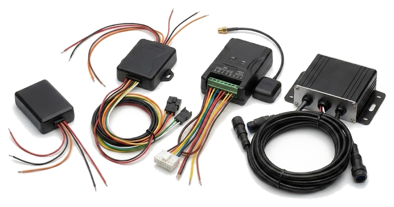2G wired GPS tracker hardware with wiring harnesses
